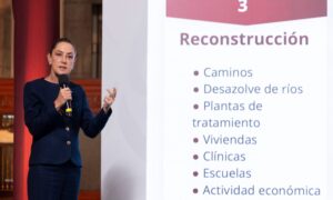 Sheinbaum anuncia 10 mil MDP para apoyar a familias damnificadas