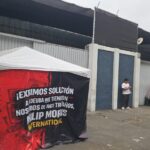Denuncian hostigamiento policial contra manifestantes en planta de Philip Morris en Vallejo