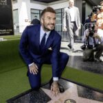 David Beckham recibe estrella en el Paseo de la Fama de Hollywood junto a Victoria y Tom Cruise