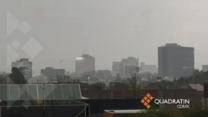 Pronostican lluvias persistentes y posible granizo para esta tarde en CDMX