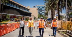 Samuel García destaca avance de 80% en Líneas 4 y 6 del Metro tras recorrido de supervisión